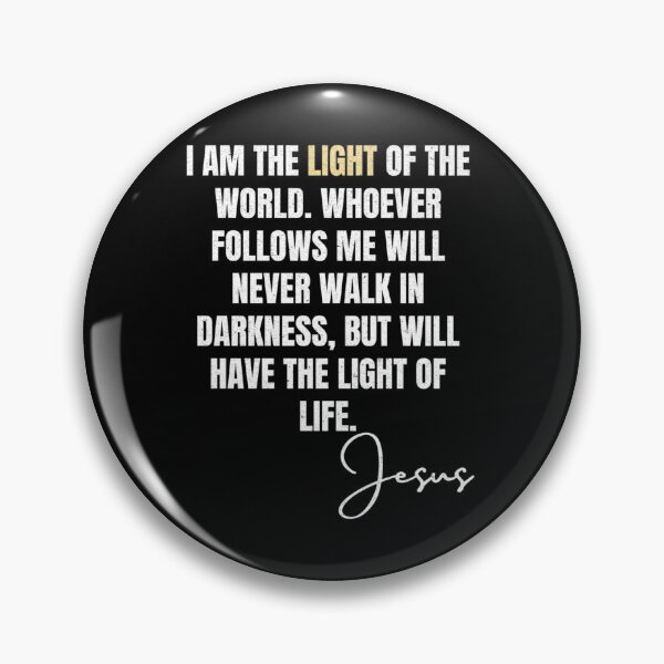 Item preview, The light of the world (distressed design) - WhiteGold Lettering  designed and sold by HoldyTaylor.