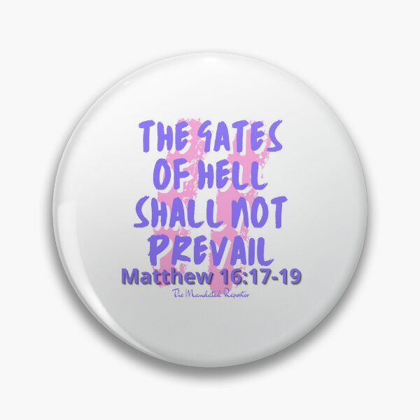 Item preview, The Gates of Hell Shall Not Prevail - White designed and sold by TheReporter1.