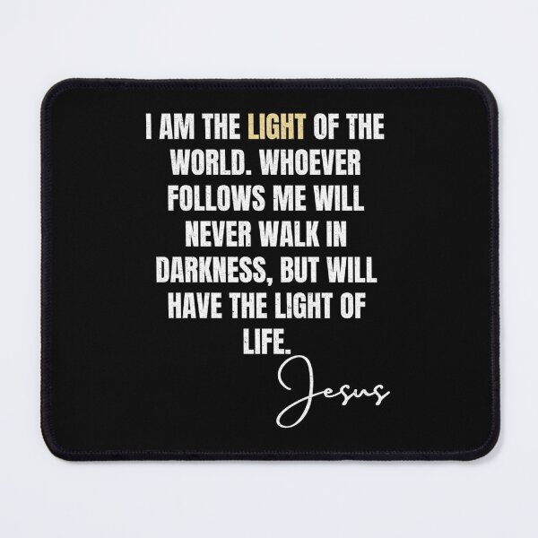 Item preview, The light of the world (distressed design) - WhiteGold Lettering  designed and sold by HoldyTaylor.