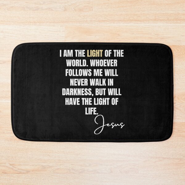 Item preview, The light of the world (distressed design) - WhiteGold Lettering  designed and sold by HoldyTaylor.