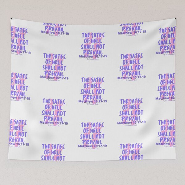 Item preview, The Gates of Hell Shall Not Prevail - White designed and sold by TheReporter1.