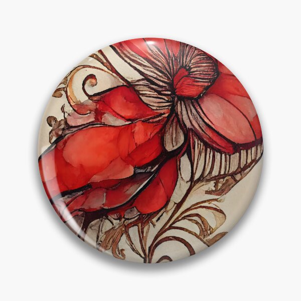 Item preview, Red leaf 04 designed and sold by sci-fAI.