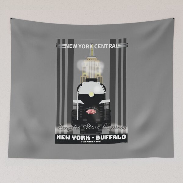 Item preview, New York Central "Empire State Express" Advertisement Poster designed and sold by WNYRailDesign.