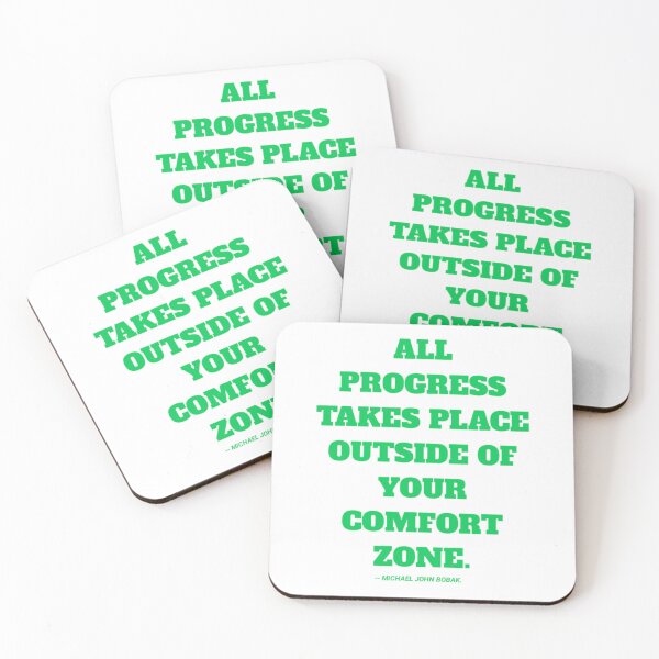 Item preview, Progress quote by Michael John Bobak. designed and sold by HoldyTaylor.