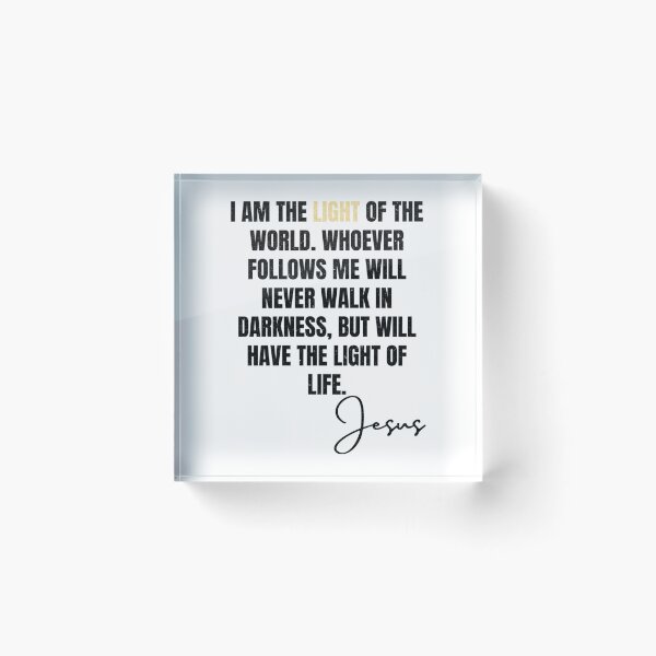 Item preview, The light of the world (distressed design) - BlackGold Lettering designed and sold by HoldyTaylor.