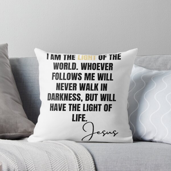 Item preview, The light of the world (distressed design) - BlackGold Lettering designed and sold by HoldyTaylor.