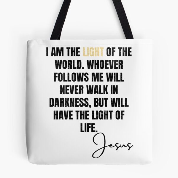 Item preview, The light of the world (distressed design) - BlackGold Lettering designed and sold by HoldyTaylor.