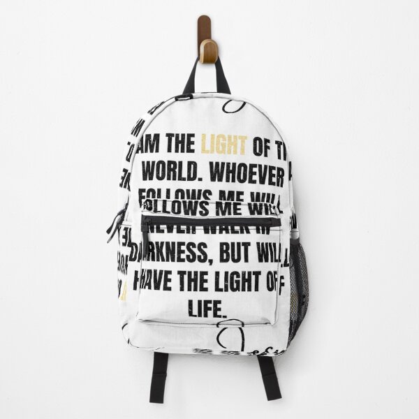 Item preview, The light of the world (distressed design) - BlackGold Lettering designed and sold by HoldyTaylor.