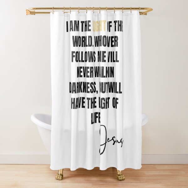 Item preview, The light of the world (distressed design) - BlackGold Lettering designed and sold by HoldyTaylor.