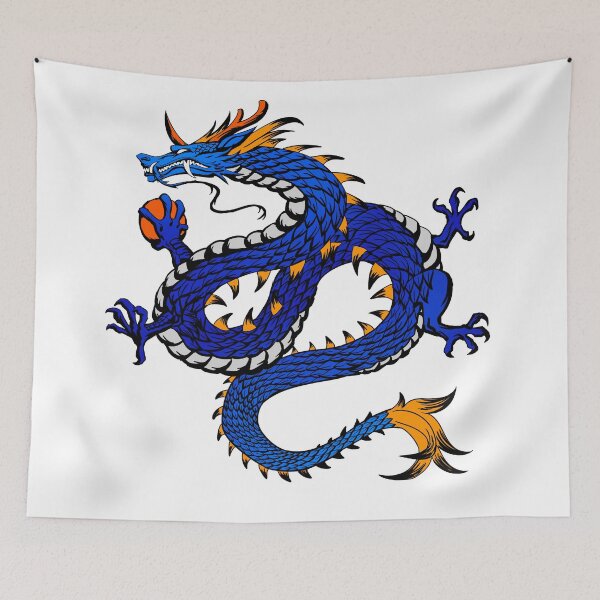Item preview, Eastern Dragon Cobalt Blue designed and sold by COBALTxSTRIKE.