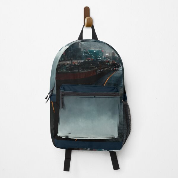 Item preview, A Lonely Road from an Empty City and a Young Girl Walking Alone in the Street designed and sold by FiniteRoyal.