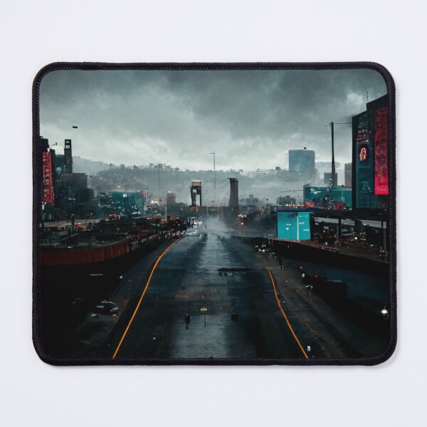 Item preview, A Lonely Road from an Empty City and a Young Girl Walking Alone in the Street designed and sold by FiniteRoyal.