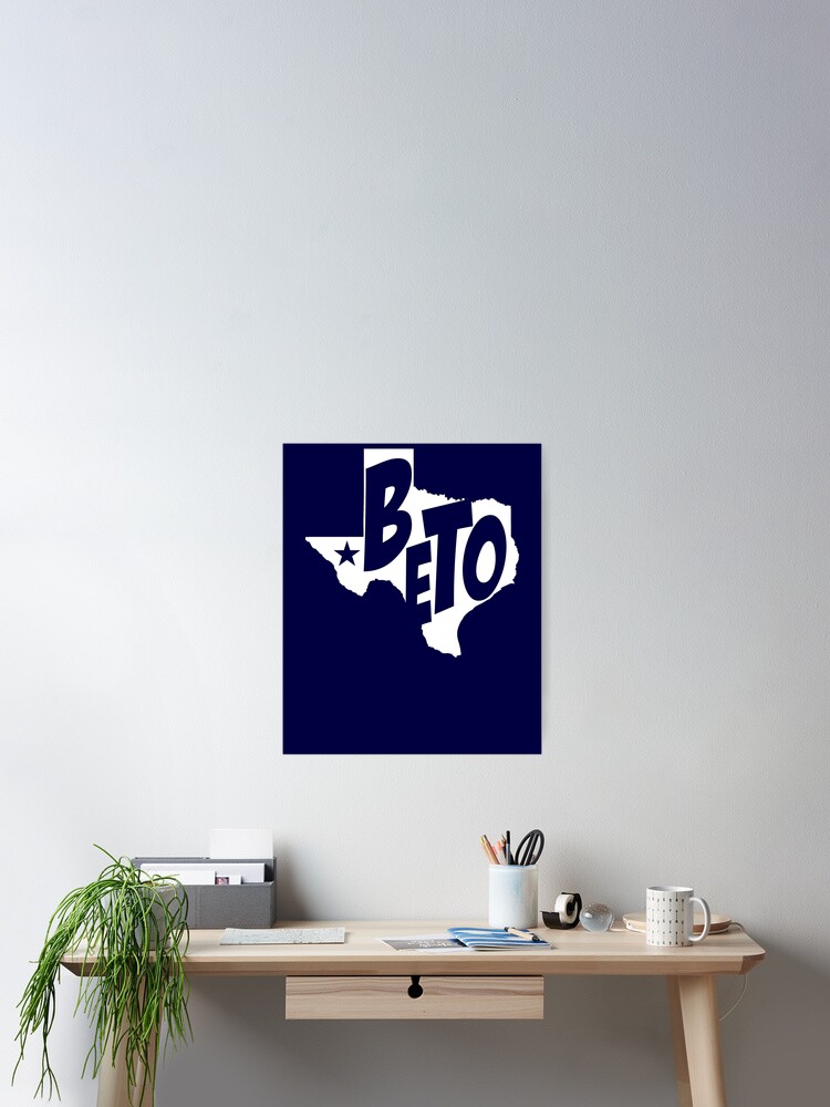 Thumbnail 2 von 3, Poster, Beto Texas Map Beto for Governor 2022 Vote Beto Gear designt und verkauft von DynamicDesign.