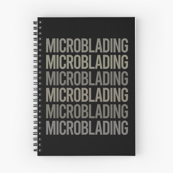 Artikelvorschau, Grauer Text Art Microblading Microblade entworfen und verkauft von TarynBrown3126.