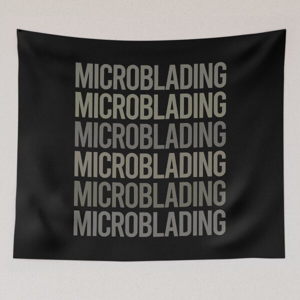 Item preview, Gray Text Art Microblading Microblade designed and sold by TarynBrown3126.
