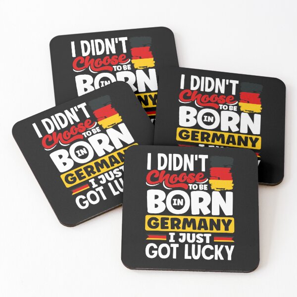 Item preview, German Germany German Flag I Just Got Lucky Funny designed and sold by ShopTheStyle.