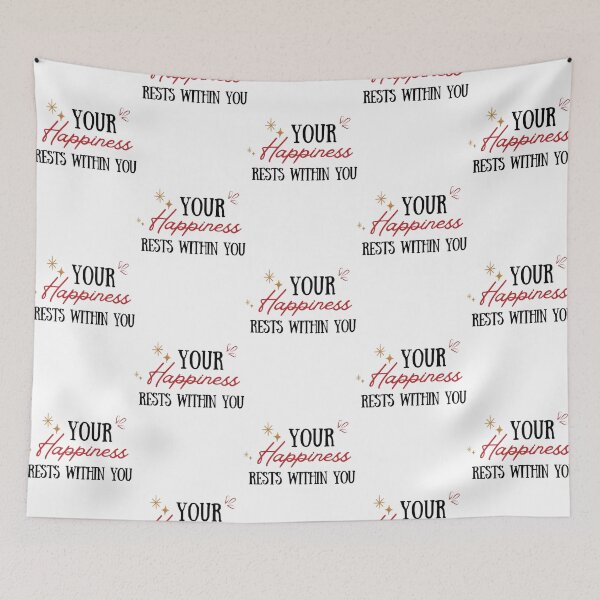 Item preview, Your Happiness Rests Within You  Lord Krishna Quotes  designed and sold by HoldyTaylor.