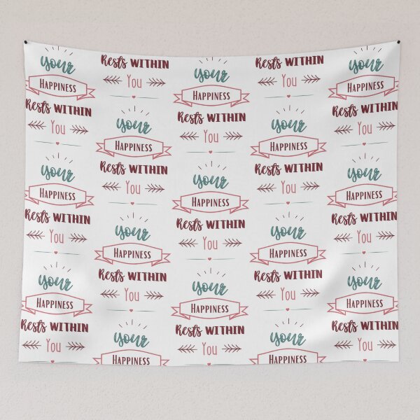 Item preview, Your Happiness Rests Within You  Lord Krishna Quotes  designed and sold by HoldyTaylor.