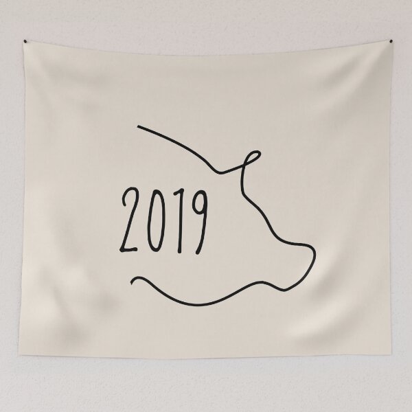 Item preview, Year of the Pig - 2019 designed and sold by TheMerchPeddler.