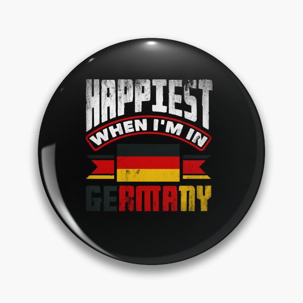 Item preview, German Germany German Flag Happiest When Im In Germany designed and sold by ShopTheStyle.