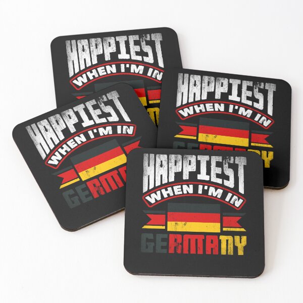 Item preview, German Germany German Flag Happiest When Im In Germany designed and sold by ShopTheStyle.
