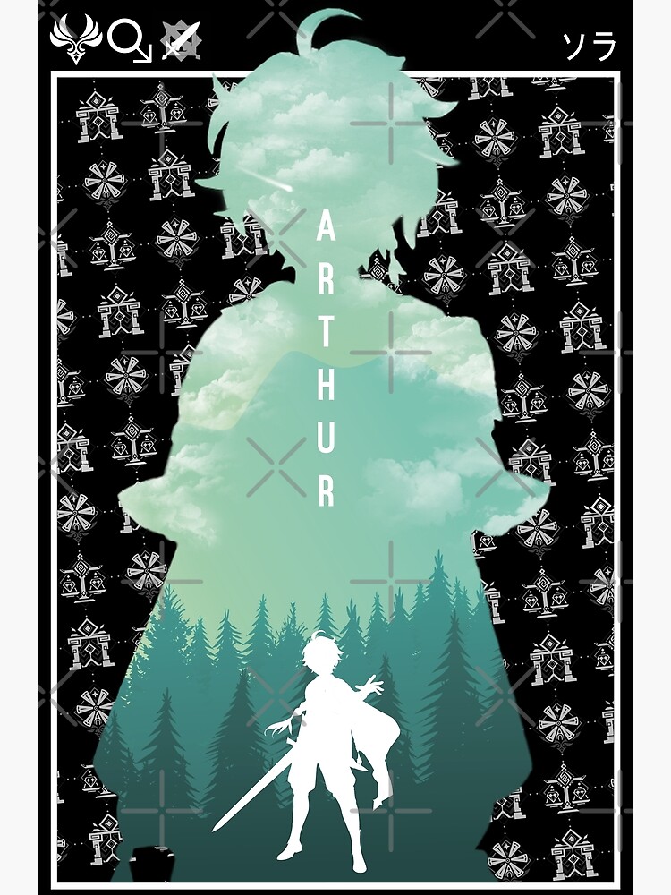 "Arthur Genshin Impact" Poster for Sale by Blove Redbubble