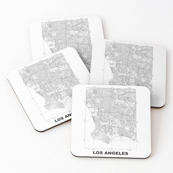 Item preview, Los Angeles Map designed and sold by Karol Majewski.