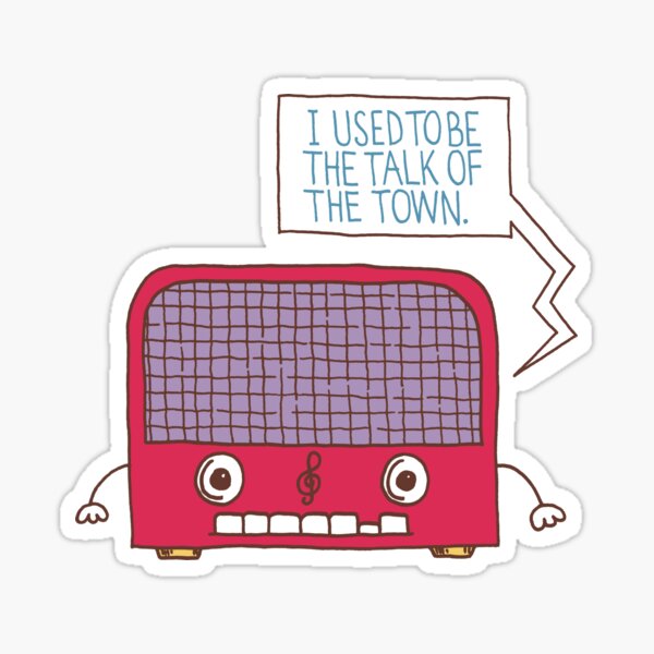 Radio Static Sticker