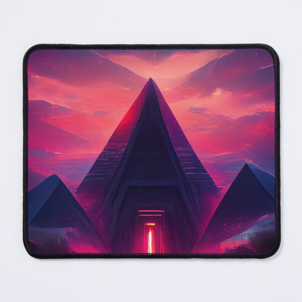Item preview, The Pyramid Portal designed and sold by synthwaveai.