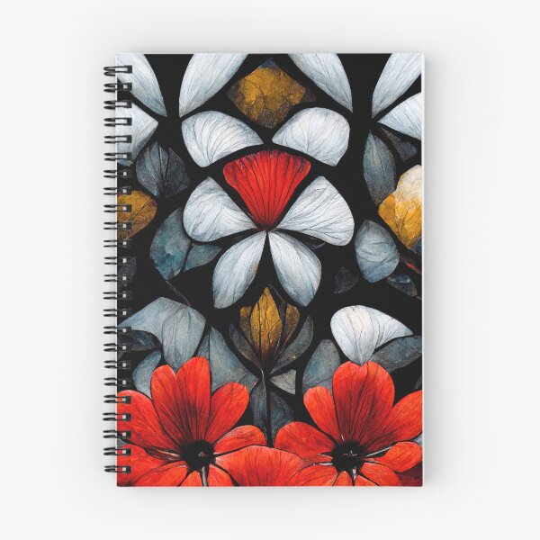 Item preview, Beautiful red flowers, stained glass, bouquet, tulips, roses in stained glass style designed and sold by jeansolange.