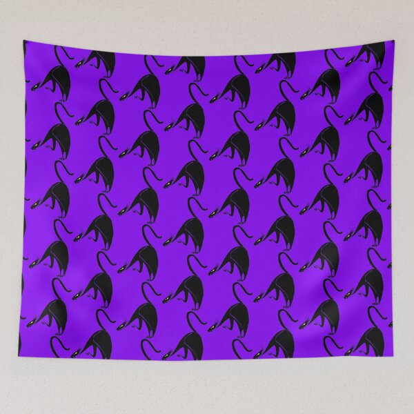 Item preview, Graceful Black Cat Stalking designed and sold by MurphyMorganGifts.