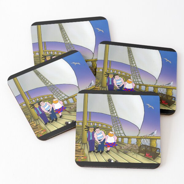 Item preview, Pirates Playing Bowls designed and sold by Scat the cat.