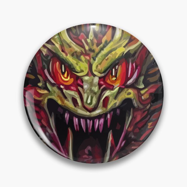 Item preview, Scary dragon face artwork designed and sold by DopeDesign111.