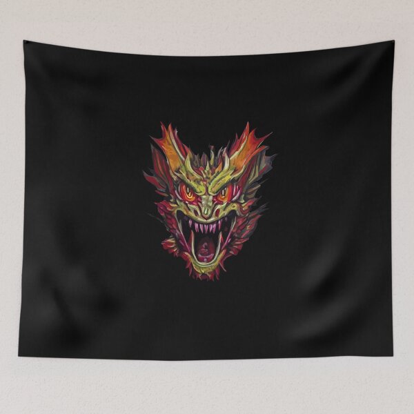 Item preview, Scary dragon face artwork designed and sold by DopeDesign111.