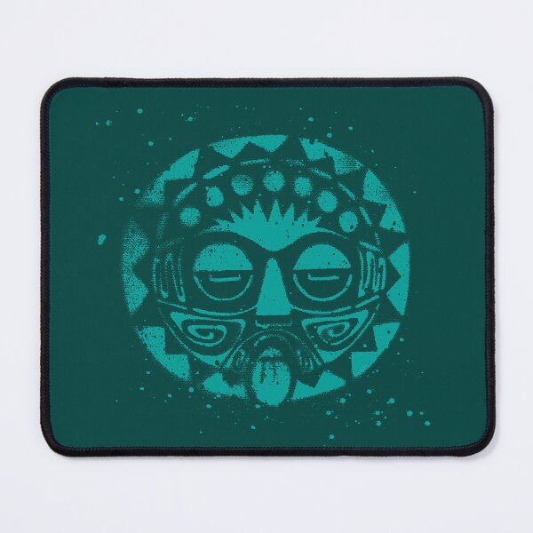 Item preview, Tribal tiki style decor in Teal Green designed and sold by Anomalypark.
