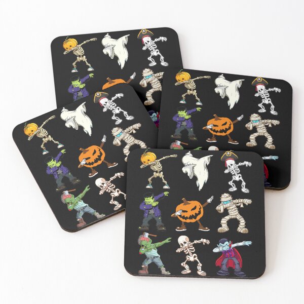 Item preview, Dabbing Halloween Guys Skeleton Zombie Mummy Ghost Pumpkin Dab designed and sold by PansyBoyd.