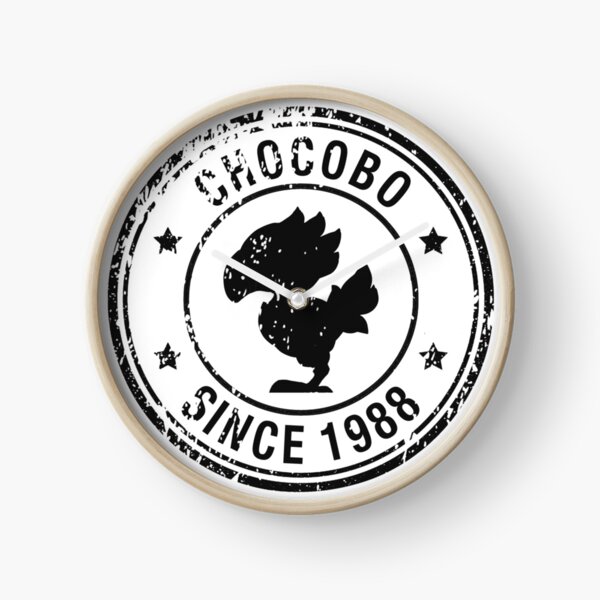 Chocobo since 1988 Stamp - Final Fantasy Serie Clock