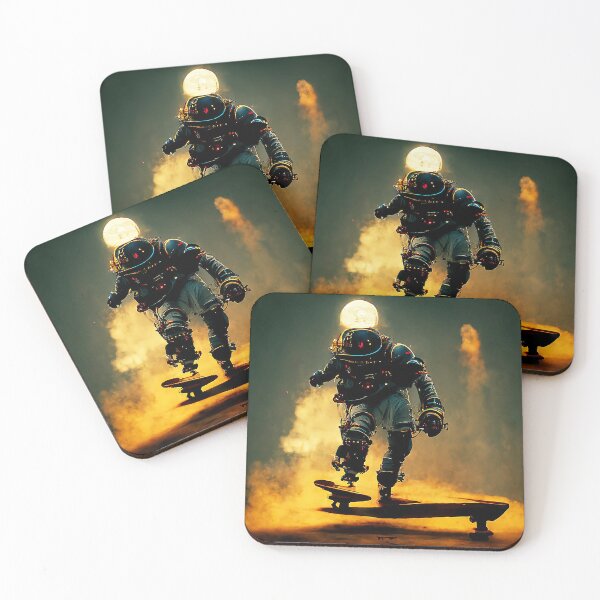 Item preview, Astronaut on Skateboard  designed and sold by Goodiestags.