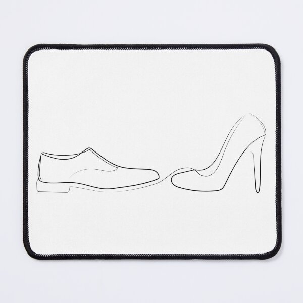 Item preview, Good Shoes Open Good Places | One Line Artist | Minimal Art | One Line Art designed and sold by One-Line-Artist.