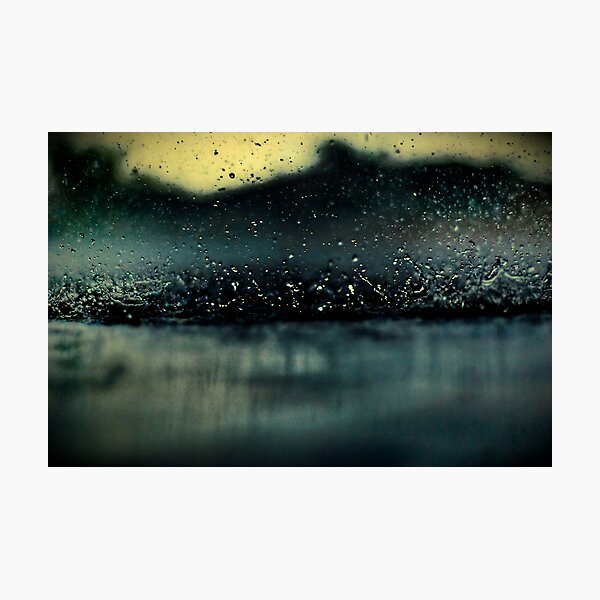 i don't know where to look Photographic Print