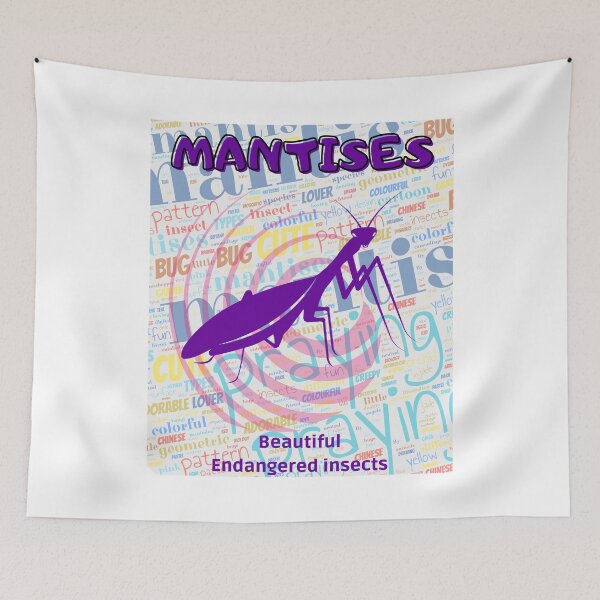 Item preview, Endangered Praying Mantises designed and sold by yassooarts.