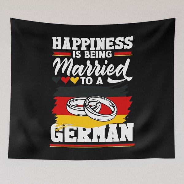 Item preview, Happiness Is being Married To A German Germany German Flag designed and sold by ShopTheStyle.