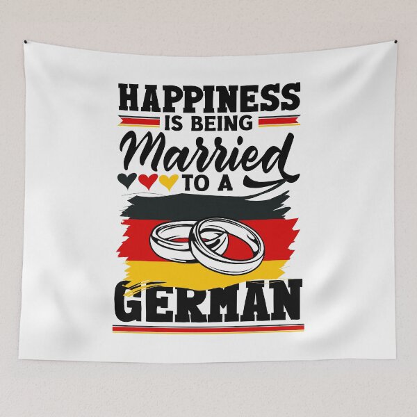 Item preview, Happiness Is being Married To A German Germany German Flag designed and sold by ShopTheStyle.
