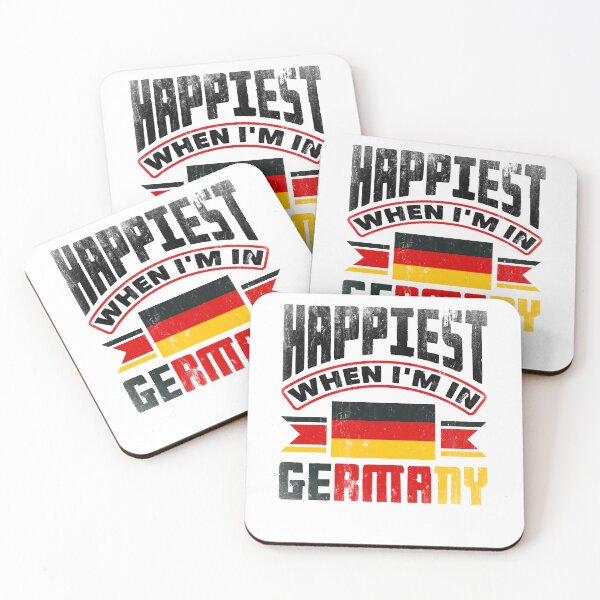 Item preview, German Germany German Flag Happiest When Im In Germany designed and sold by ShopTheStyle.
