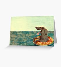 Relaxed Doggo Greeting Card
