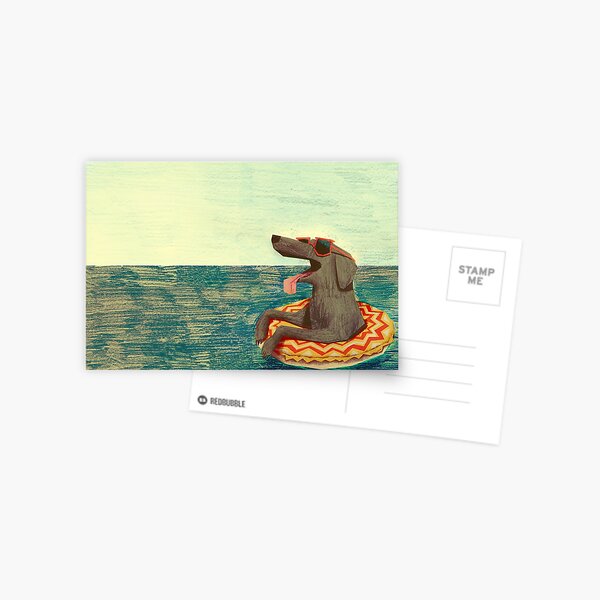 Relaxed Doggo Postcard