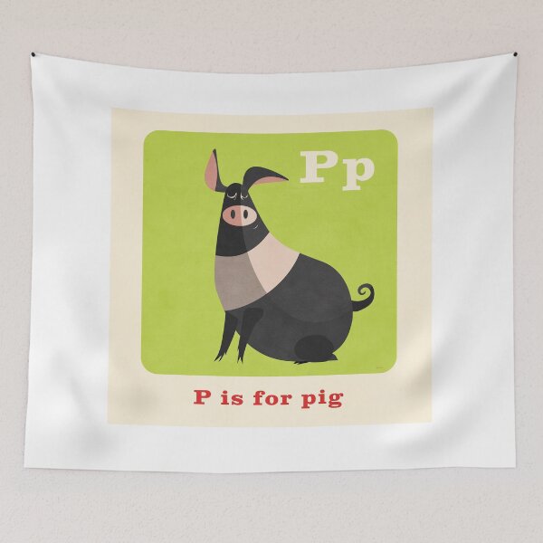 Item preview, P is for pig designed and sold by daviz.