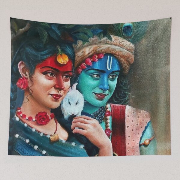 Item preview, PINTURA RADHA KRISHNA designed and sold by banothsonu.