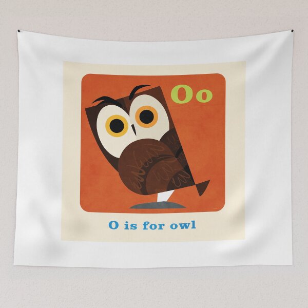 Item preview, O is for owl designed and sold by daviz.