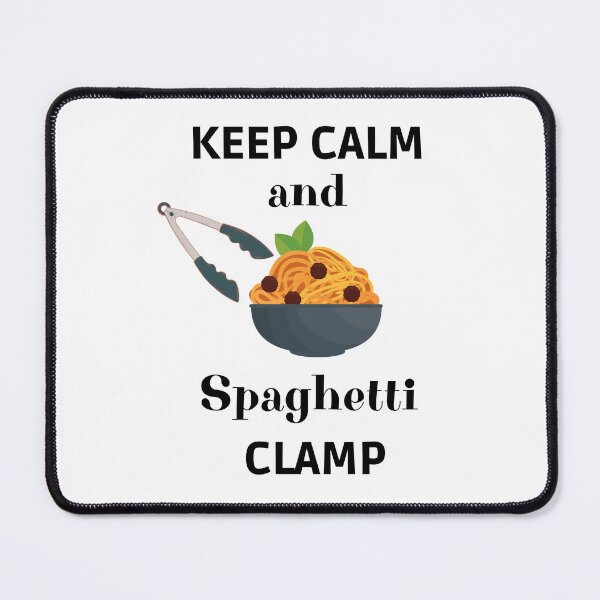 Item preview, Keep calm and spaghetti clamp designed and sold by Rubi16.